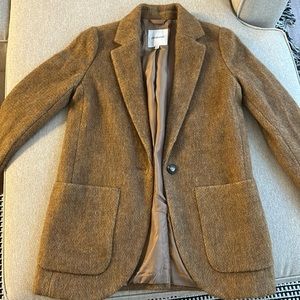 Madewell Tan Blazer Coat